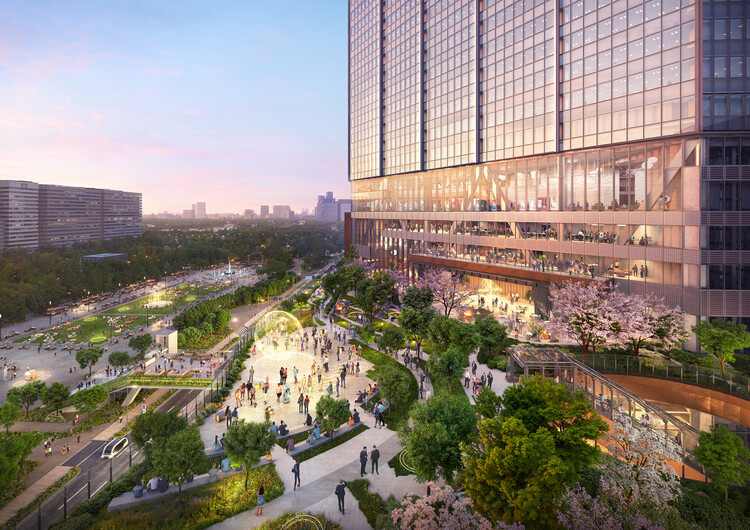 日本智慧城市典范：PLP 建筑事务所启动东京十字公园首座塔楼建设 - 10 的图像 15