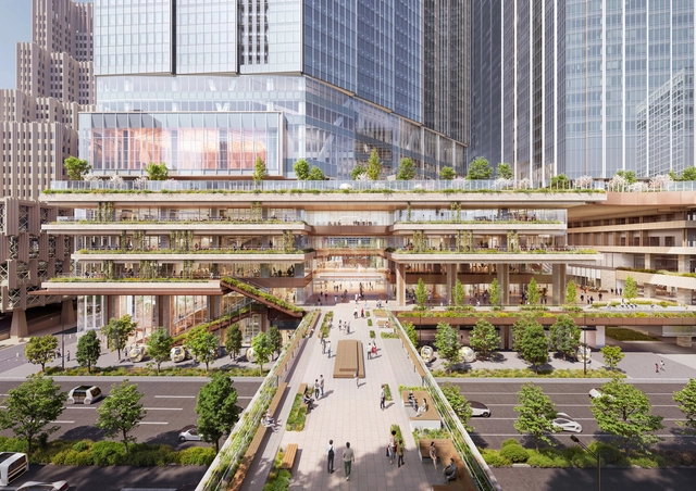 日本智慧城市典范：PLP 建筑事务所启动东京十字公园首座塔楼建设