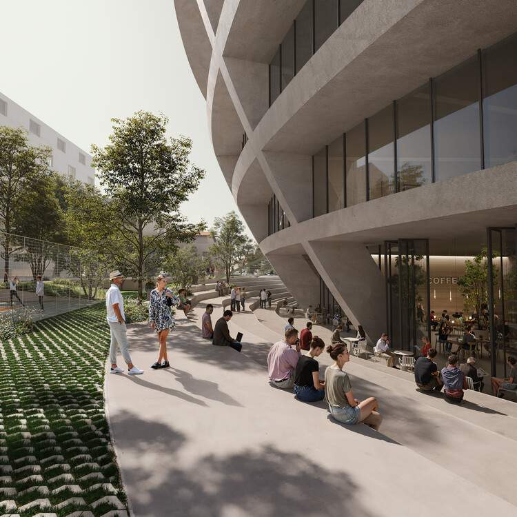 MVRDV 为地拉那新阿斯兰·鲁西（Asllan Rusi）体育宫设计球形地标建筑 - 7 的图像 10