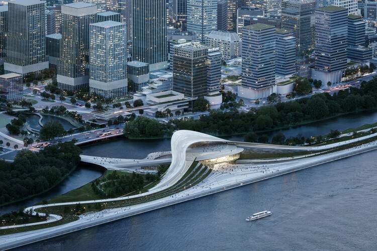 Snøhetta 中标中国杭州新钱塘湾艺术博物馆(图2) Snøhetta 中标中国杭州新钱塘湾艺术博物馆 - 更多图片