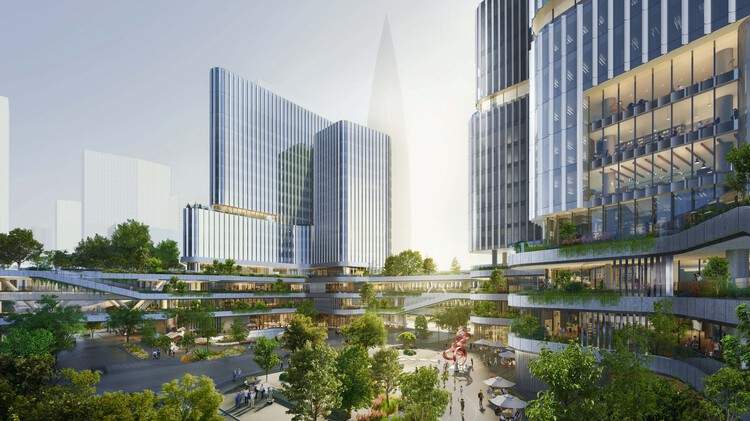 奥雷·舍人事务所设计中国深圳新型多功能城市综合体(图2) 奥雷·舍人事务所设计中国深圳新型多功能城市综合体 - 更多图片