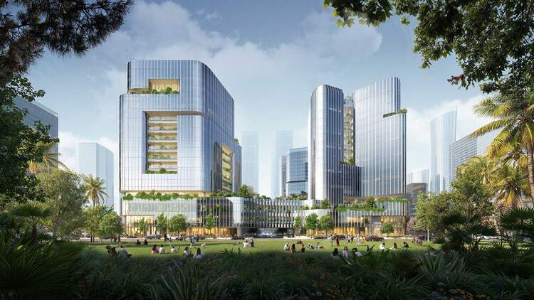 奥雷·舍人事务所设计中国深圳新型多功能城市综合体 - 3 的图像 8