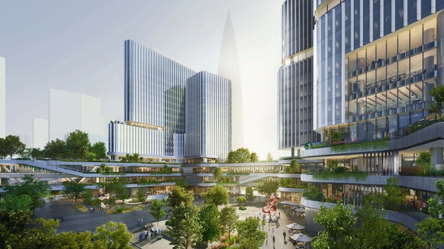 奥雷·舍人事务所设计中国深圳新型多功能城市综合体