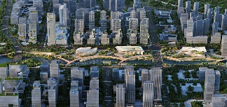扎哈事务所最新方案：杭州钱塘湾文化区(图1)