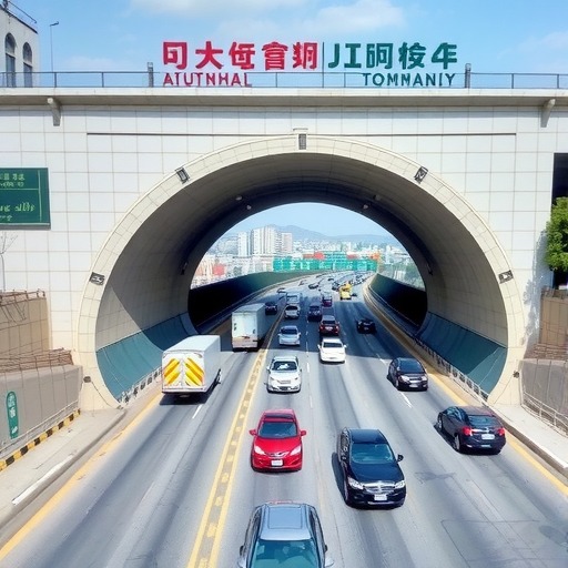 我司海沧隧道本岛端接线工程J匝道顺利通车(图3)