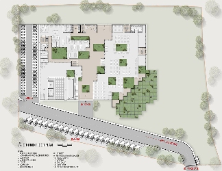 463个阶梯平台，铺满印度Prestige大学新建筑屋面(图25)