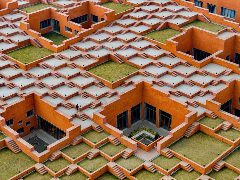 463个阶梯平台,铺满印度Prestige大学新建筑屋面(图11) 463个阶梯平台,铺满印度Prestige大学新建筑屋面(图11)