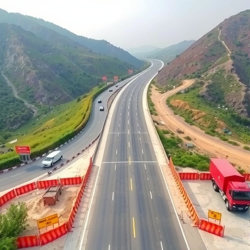 我司广吉高速公路B4标顺利实现通车(图3) 我司广吉高速公路B4标顺利实现通车(图3)