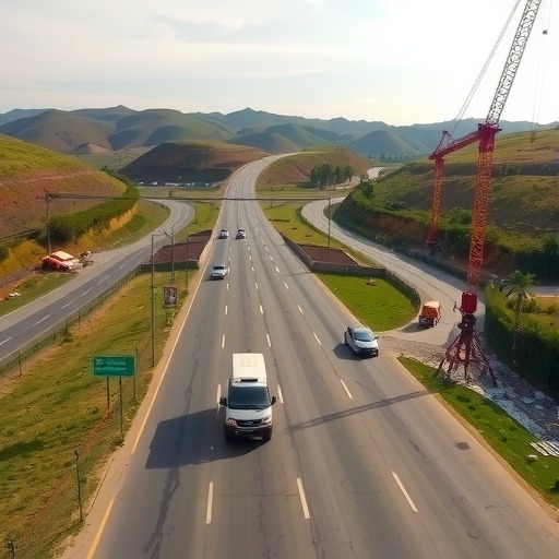 广吉高速公路B4标率先实现半幅拉通