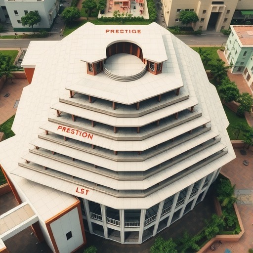 463个阶梯平台，铺满印度Prestige大学新建筑屋面