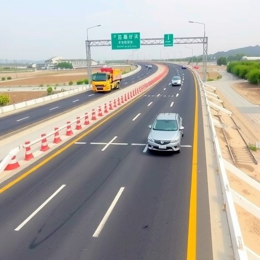 贵安新区湖磊路三标顺利通车