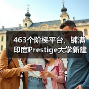 463个阶梯平台，铺满印度Prestige大学新建筑屋面