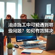油漆施工中可能遇到哪些问题？如何有效解决？（图4）