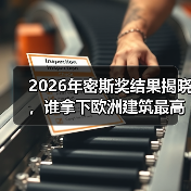 2026年密斯奖结果揭晓，谁拿下欧洲建筑最高荣誉之一？（图2）