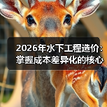 2026年水下工程造价：掌握成本差异化的核心秘诀