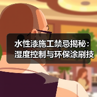 水性漆施工禁忌揭秘:湿度控制与环保涂刷技巧(图3) 水性漆施工禁忌揭秘:湿度控制与环保涂刷技巧(图3)