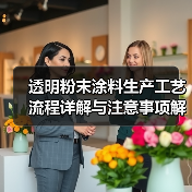 透明粉末涂料生产工艺流程详解与注意事项解析(图2) 透明粉末涂料生产工艺流程详解与注意事项解析(图2)