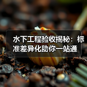 水下工程验收揭秘:标准差异化助你一站通(图3) 水下工程验收揭秘:标准差异化助你一站通(图3)
