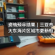 资格预审结果|三亚市大东海片区城市更新概念规划设计国际竞赛 资格预审结果|三亚市大东海片区城市更新概念规划设计国际竞赛