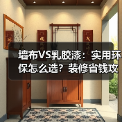 墙布VS乳胶漆：实用环保怎么选？装修省钱攻略