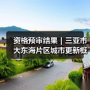 资格预审结果｜三亚市大东海片区城市更新概念规划设计国际竞赛（图4）