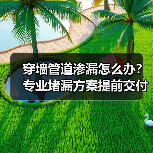 穿墙管道渗漏怎么办?专业堵漏方案提前交付(图2) 穿墙管道渗漏怎么办?专业堵漏方案提前交付(图2)