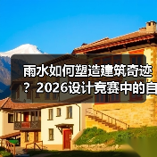 雨水如何塑造建筑奇迹?2026设计竞赛中的自然栖居新理念(图3) 雨水如何塑造建筑奇迹?2026设计竞赛中的自然栖居新理念(图3)