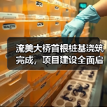 流美大桥首根桩基浇筑完成，项目建设全面启动（图4）