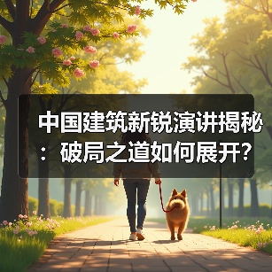 中国建筑新锐演讲揭秘：破局之道如何展开？