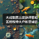 大成集团三度获评思明区纳税特大户彰显诚信经营力(图2) 大成集团三度获评思明区纳税特大户彰显诚信经营力(图2)