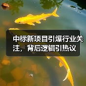 中标新项目引爆行业关注，背后逻辑引热议