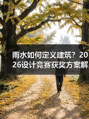 雨水如何定义建筑?2026设计竞赛获奖方案解析 雨水如何定义建筑?2026设计竞赛获奖方案解析