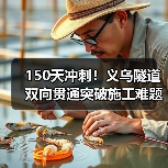 150天冲刺！义乌隧道双向贯通突破施工难题（图4）