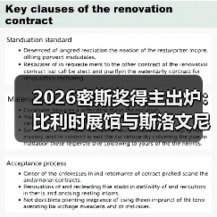 2026密斯奖得主出炉:比利时展馆与斯洛文尼亚剧院空间谁胜出? 2026密斯奖得主出炉:比利时展馆与斯洛文尼亚剧院空间谁胜出?