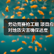 劳动竞赛抢工期 项目应对地质灾害确保进度 劳动竞赛抢工期 项目应对地质灾害确保进度