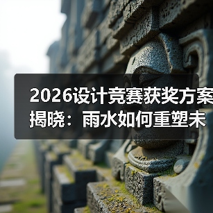 2026设计竞赛获奖方案揭晓:雨水如何重塑未来居住空间?(图2) 2026设计竞赛获奖方案揭晓:雨水如何重塑未来居住空间?(图2)