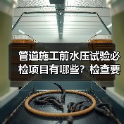管道施工前水压试验必检项目有哪些？检查要点全解析（图1）