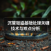 沉管隧道基础处理关键技术与难点分析 沉管隧道基础处理关键技术与难点分析