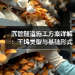 沉管隧道施工方案详解:干坞类型与基础形式选择 沉管隧道施工方案详解:干坞类型与基础形式选择
