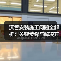 沉管安装施工问题全解析:关键步骤与解决方案(图4) 沉管安装施工问题全解析:关键步骤与解决方案(图4)