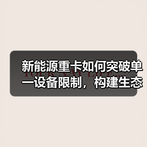 新能源重卡如何突破单一设备限制,构建生态链闭环?(图4) 新能源重卡如何突破单一设备限制,构建生态链闭环?(图4)