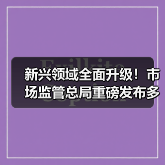 新兴领域全面升级！市场监管总局重磅发布多项国家标准