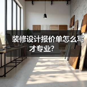 装修设计报价单怎么写才专业?(图2) 装修设计报价单怎么写才专业?(图2)