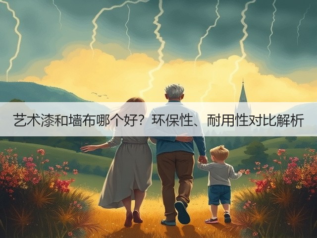 艺术漆和墙布哪个好?环保性、耐用性对比解析(图2) 艺术漆和墙布哪个好?环保性、耐用性对比解析(图2)