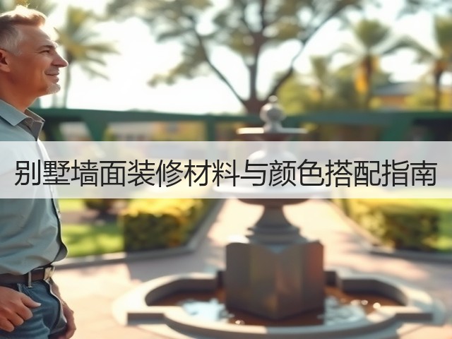 别墅墙面装修材料与颜色搭配指南(图3) 别墅墙面装修材料与颜色搭配指南(图3)