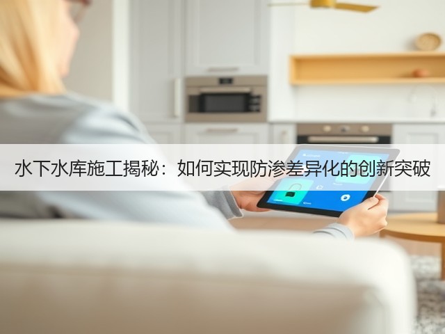 水下水库施工揭秘:如何实现防渗差异化的创新突破(图2) 水下水库施工揭秘:如何实现防渗差异化的创新突破(图2)
