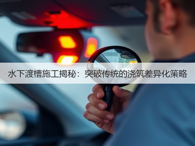 水下渡槽施工揭秘:突破传统的浇筑差异化策略(图2) 水下渡槽施工揭秘:突破传统的浇筑差异化策略(图2)