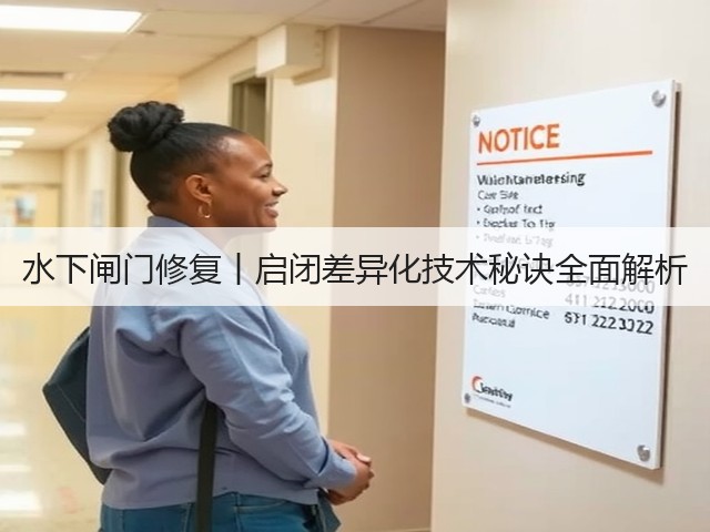 水下闸门修复丨启闭差异化技术秘诀全面解析(图1) 水下闸门修复丨启闭差异化技术秘诀全面解析(图1)
