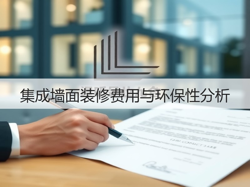 集成墙面装修费用与环保性分析