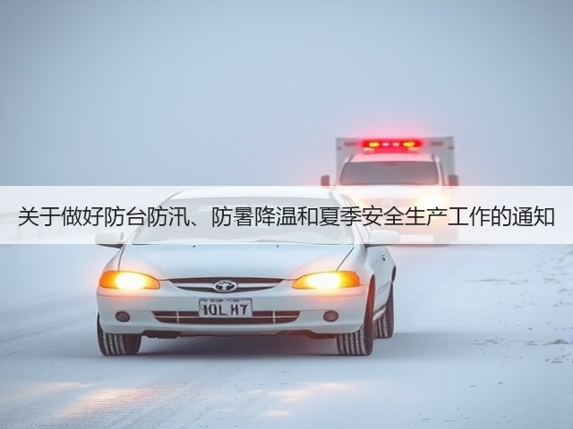 关于做好防台防汛、防暑降温和夏季安全生产工作的通知(图2)